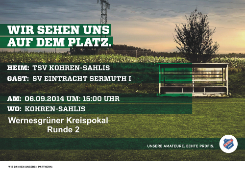 Wernesgrüner Kreispokal Runde 2