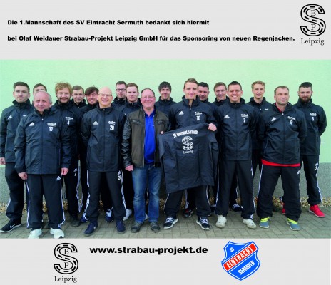 Strabau-Projekt Leipzig GmbH spendiert Regenjacken