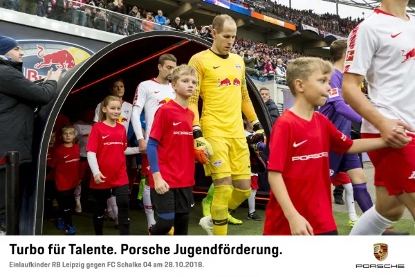 Einlaufkinder RB Leipzig 28.10.2018