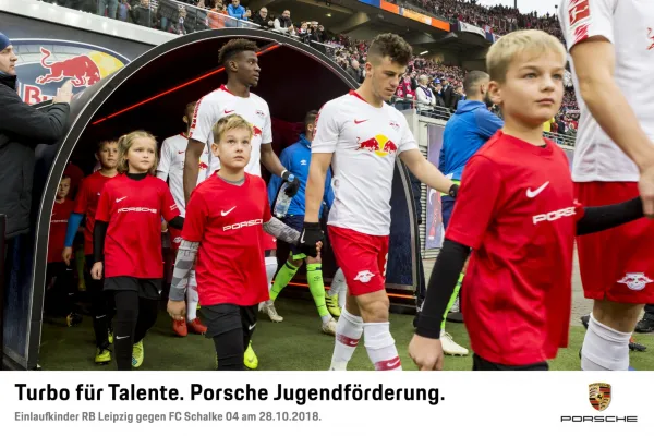 Einlaufkinder RB Leipzig 28.10.2018