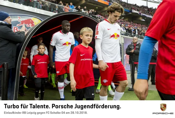 Einlaufkinder RB Leipzig 28.10.2018