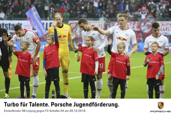 Einlaufkinder RB Leipzig 28.10.2018