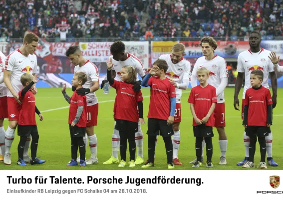 Einlaufkinder RB Leipzig 28.10.2018