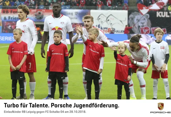 Einlaufkinder RB Leipzig 28.10.2018