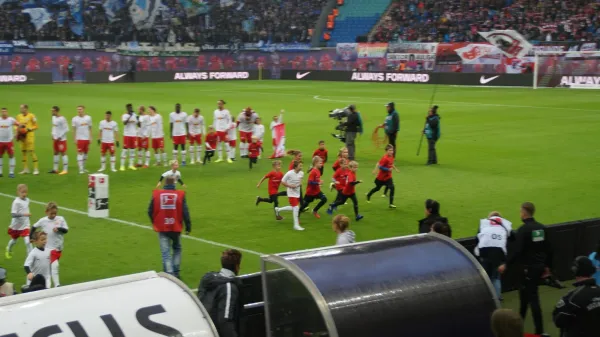 Einlaufkinder RB Leipzig 28.10.2018