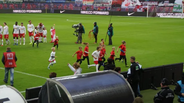 Einlaufkinder RB Leipzig 28.10.2018