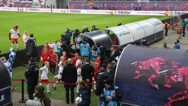 Einlaufkinder RB Leipzig 28.10.2018